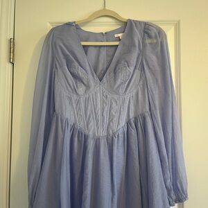 Gianni Bini Lavender Long Sleeve Dress